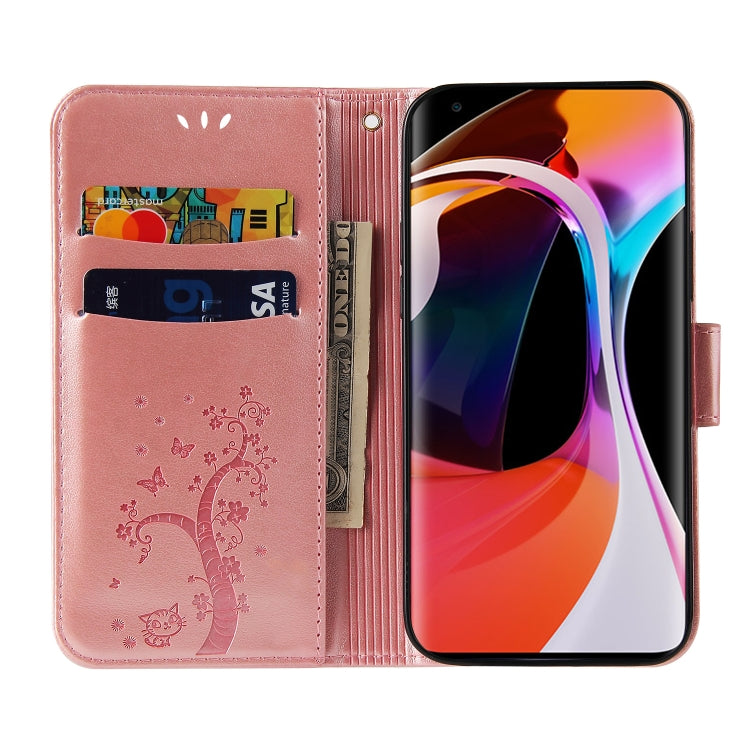 For Xiaomi Mi 10 Embossed Lucky Tree Horizontal Flip Leather Case with Holder & Card Slot & Wallet & Lanyard