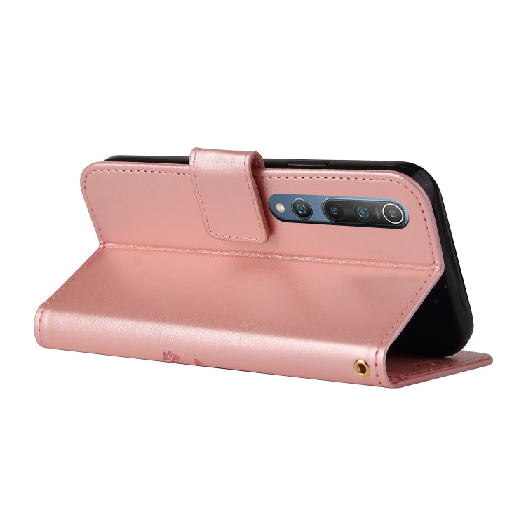 For Xiaomi Mi 10 Embossed Lucky Tree Horizontal Flip Leather Case with Holder & Card Slot & Wallet & Lanyard