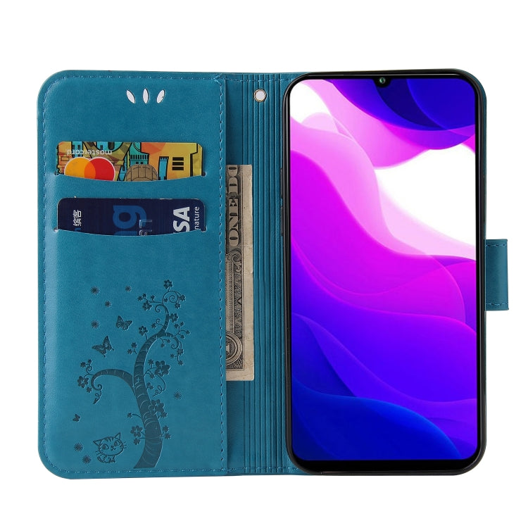 For Xiaomi Mi 10 Lite Embossed Lucky Tree Horizontal Flip Leather Case with Holder & Card Slot & Wallet & Lanyard