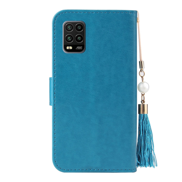 For Xiaomi Mi 10 Lite Embossed Lucky Tree Horizontal Flip Leather Case with Holder & Card Slot & Wallet & Lanyard
