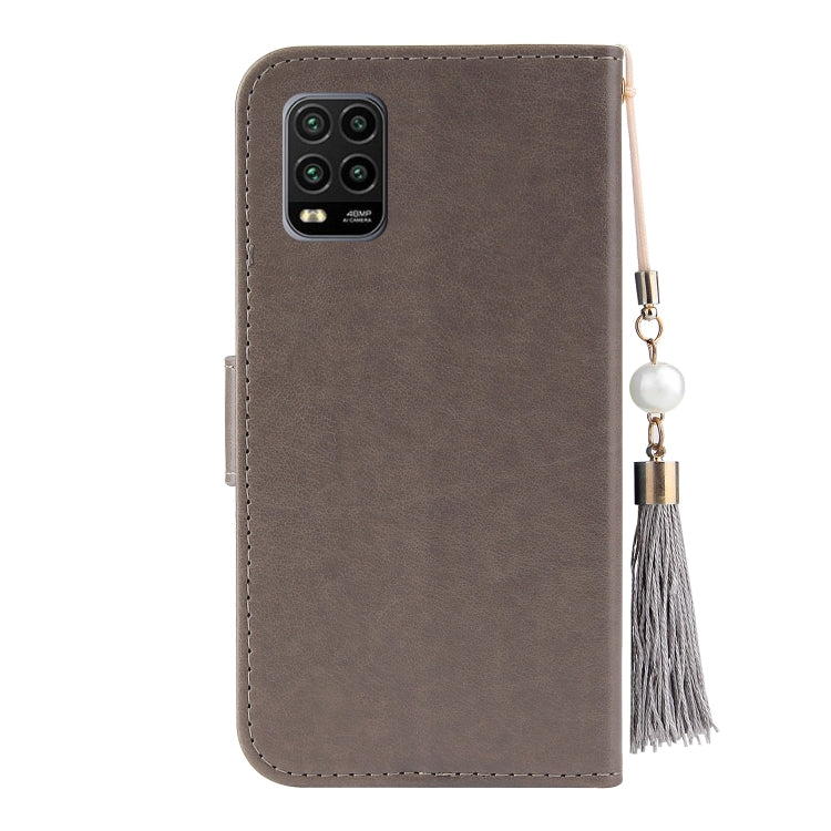 For Xiaomi Mi 10 Lite Embossed Lucky Tree Horizontal Flip Leather Case with Holder & Card Slot & Wallet & Lanyard