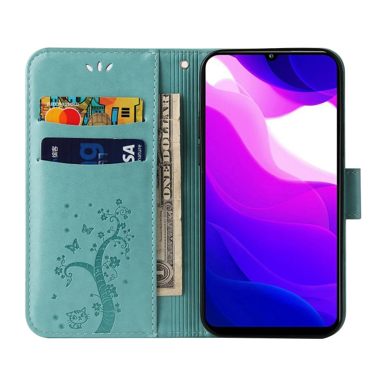 For Xiaomi Mi 10 Lite Embossed Lucky Tree Horizontal Flip Leather Case with Holder & Card Slot & Wallet & Lanyard