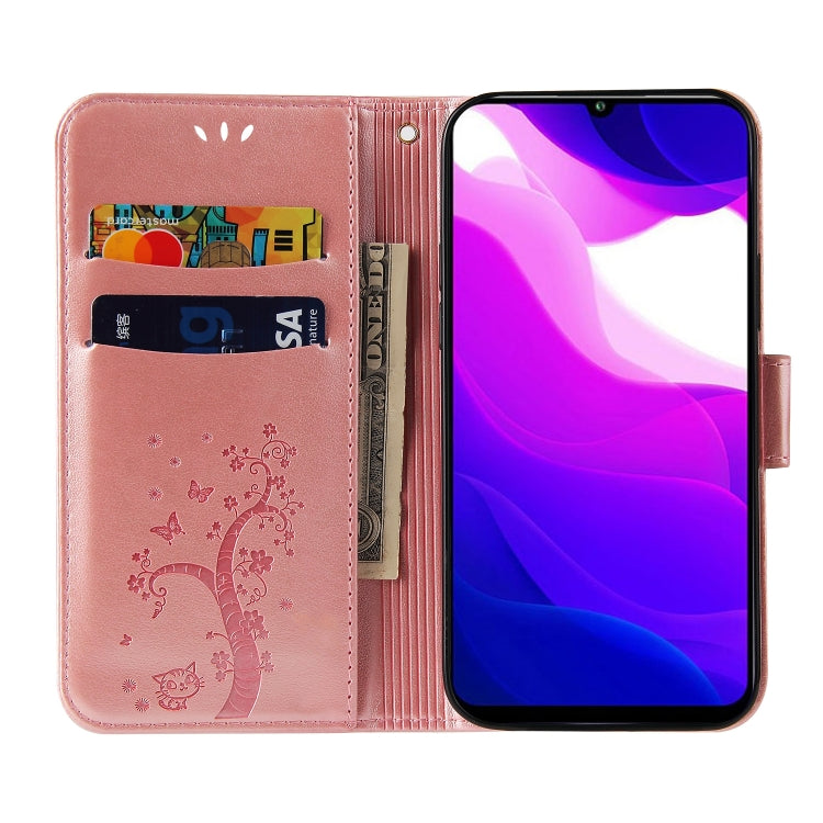 For Xiaomi Mi 10 Lite Embossed Lucky Tree Horizontal Flip Leather Case with Holder & Card Slot & Wallet & Lanyard