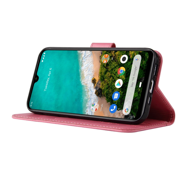 For Xiaomi Mi A3 Embossed Lucky Tree Horizontal Flip Leather Case with Holder & Card Slot & Wallet & Lanyard