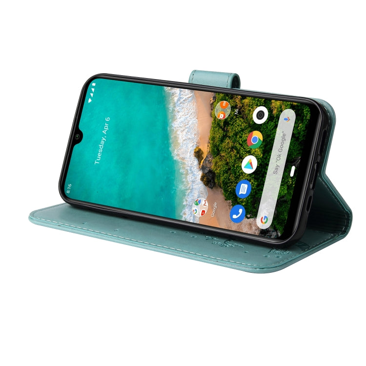 For Xiaomi Mi A3 Embossed Lucky Tree Horizontal Flip Leather Case with Holder & Card Slot & Wallet & Lanyard