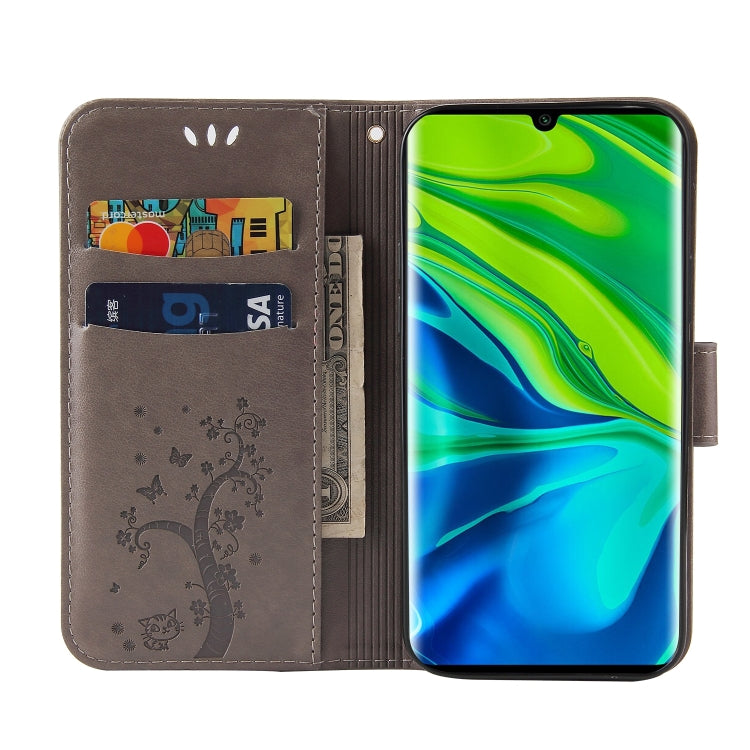 For Xiaomi Mi Note 10 Embossed Lucky Tree Horizontal Flip Leather Case with Holder & Card Slot & Wallet & Lanyard