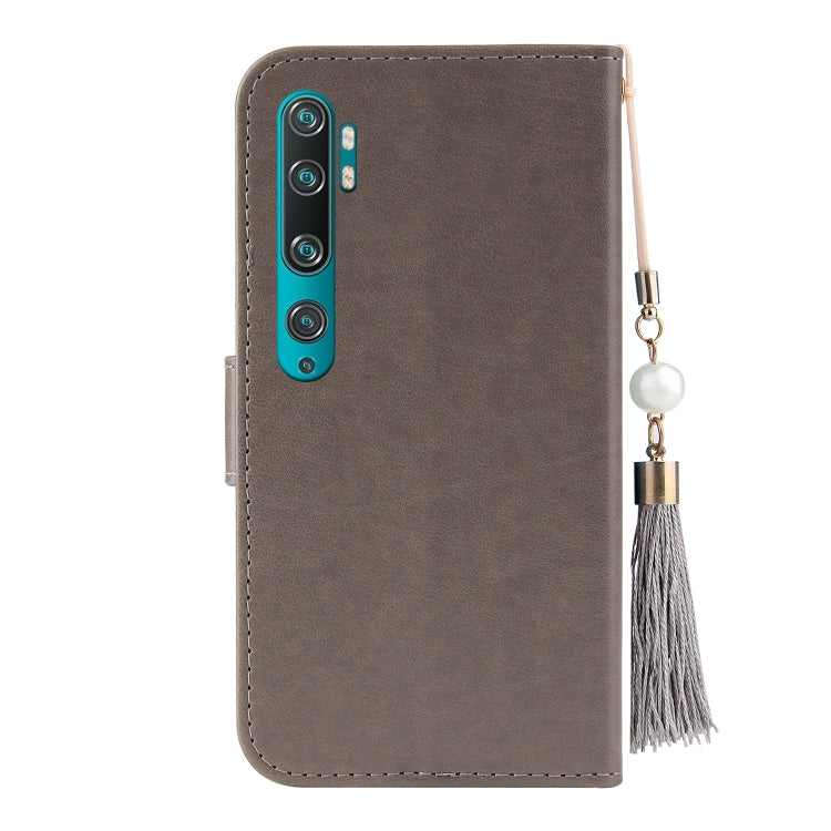 For Xiaomi Mi Note 10 Embossed Lucky Tree Horizontal Flip Leather Case with Holder & Card Slot & Wallet & Lanyard