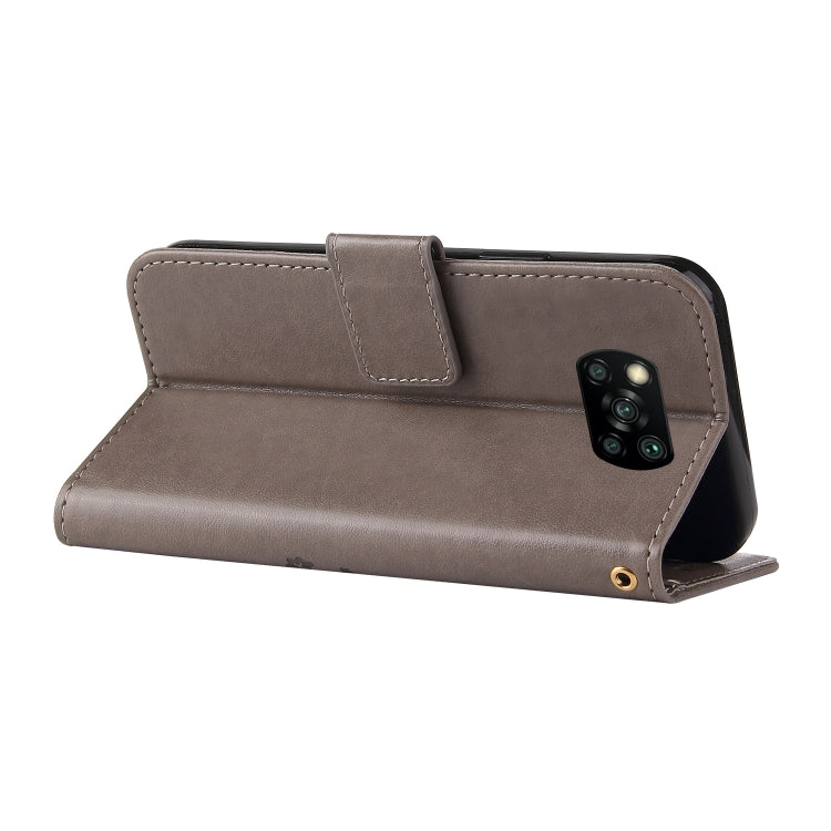 For Xiaomi Poco X3 Embossed Lucky Tree Horizontal Flip Leather Case with Holder & Card Slot & Wallet & Lanyard