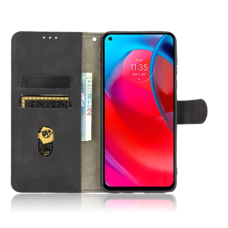 For Motorola Moto G Stylus 5G Solid Color Skin Feel Magnetic Buckle Horizontal Flip Calf Texture PU Leather Case with Holder & Card Slots & Wallet