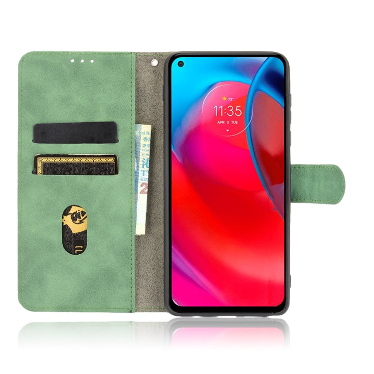 For Motorola Moto G Stylus 5G Solid Color Skin Feel Magnetic Buckle Horizontal Flip Calf Texture PU Leather Case with Holder & Card Slots & Wallet