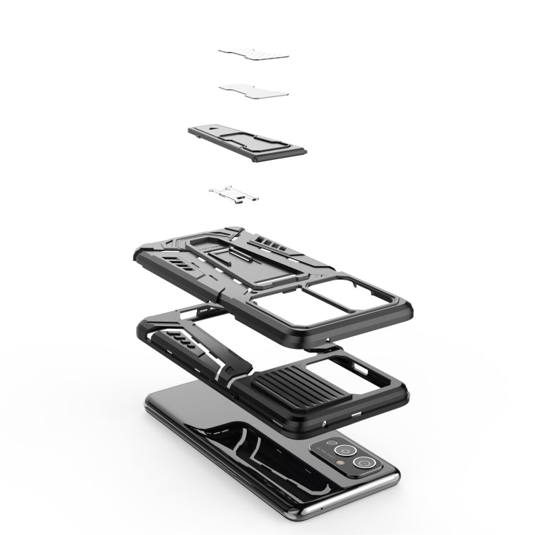 For OnePlus 9 War Chariot Series Armor All-inclusive Shockproof PC + TPU Protective Case with Invisible Holder