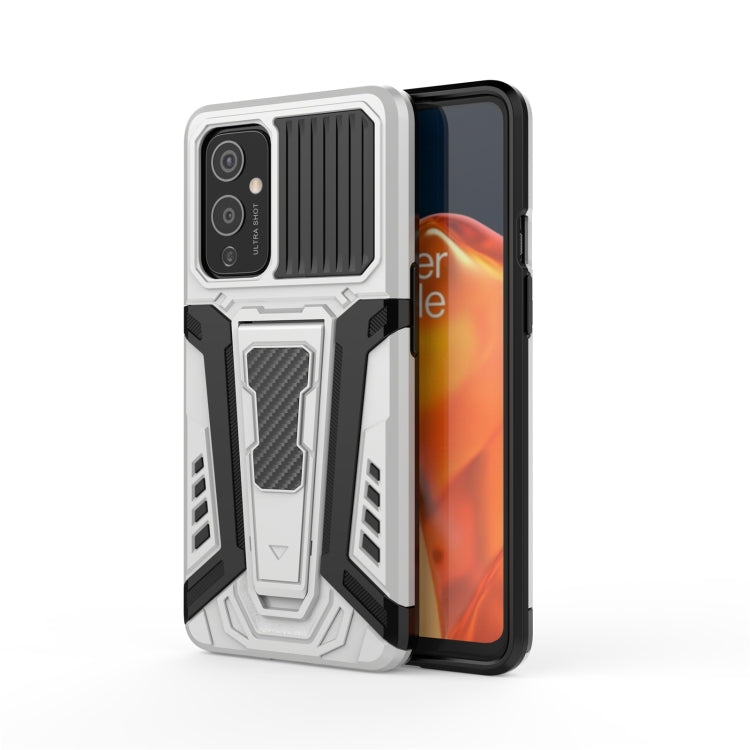 For OnePlus 9 War Chariot Series Armor All-inclusive Shockproof PC + TPU Protective Case with Invisible Holder
