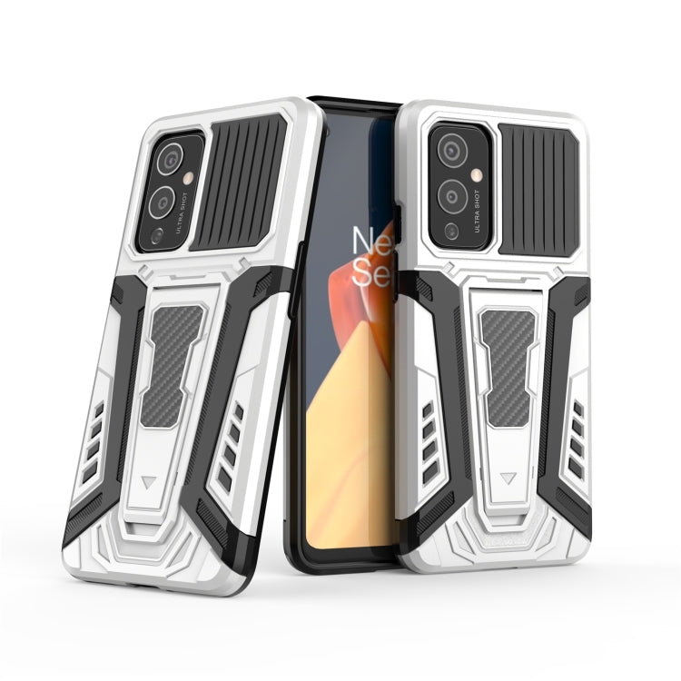 For OnePlus 9 War Chariot Series Armor All-inclusive Shockproof PC + TPU Protective Case with Invisible Holder