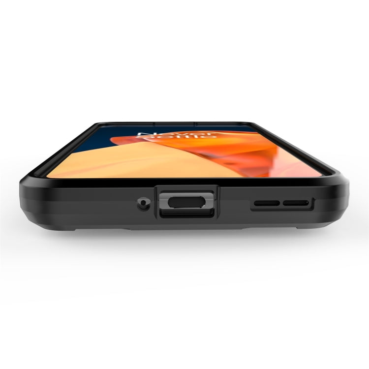 For OnePlus 9 War Chariot Series Armor All-inclusive Shockproof PC + TPU Protective Case with Invisible Holder