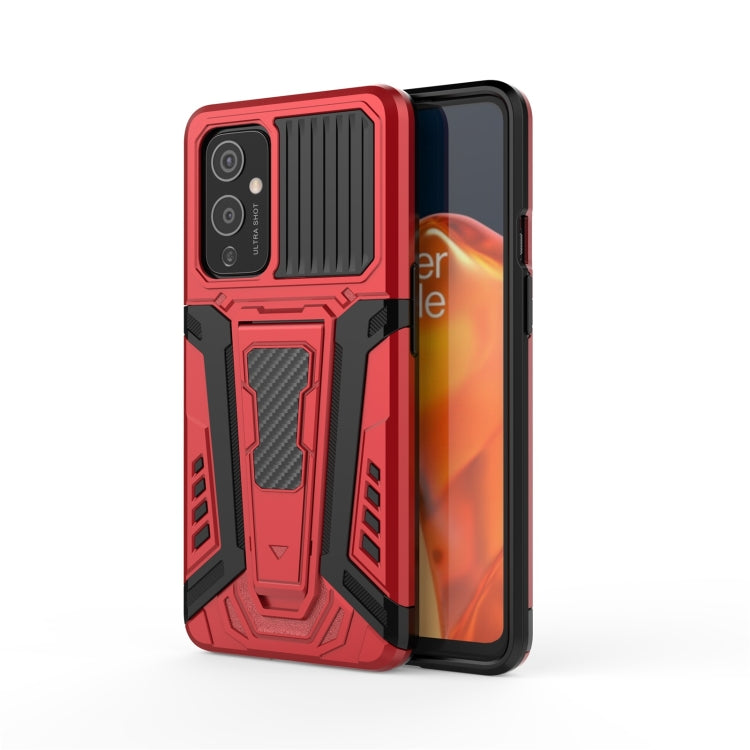 For OnePlus 9 War Chariot Series Armor All-inclusive Shockproof PC + TPU Protective Case with Invisible Holder