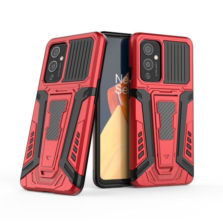 For OnePlus 9 War Chariot Series Armor All-inclusive Shockproof PC + TPU Protective Case with Invisible Holder