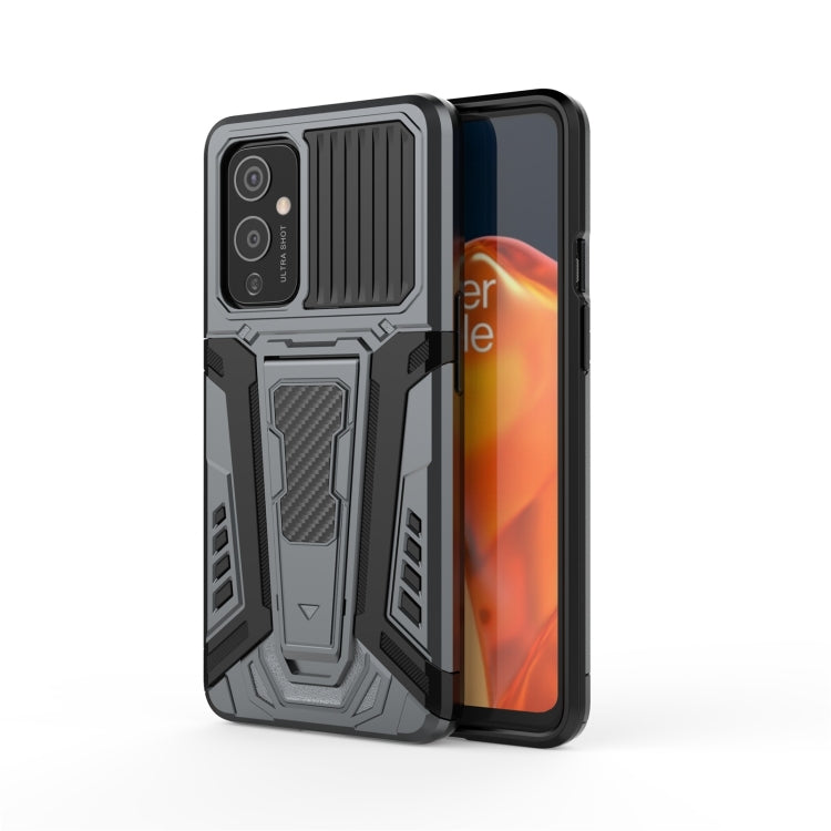 For OnePlus 9 War Chariot Series Armor All-inclusive Shockproof PC + TPU Protective Case with Invisible Holder