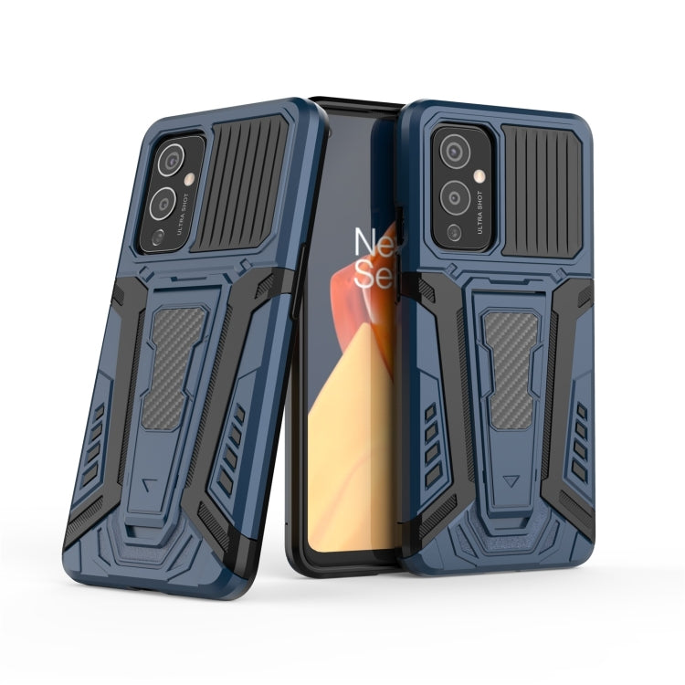 For OnePlus 9 War Chariot Series Armor All-inclusive Shockproof PC + TPU Protective Case with Invisible Holder