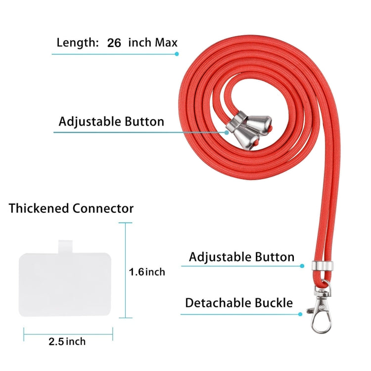 For Xiaomi Redmi Note 9S / Redmi Note 9 Pro / Redmi Note 9 Pro Max Starry Sky Solid Color Series Shockproof PC + TPU Protective Case with Neck Strap