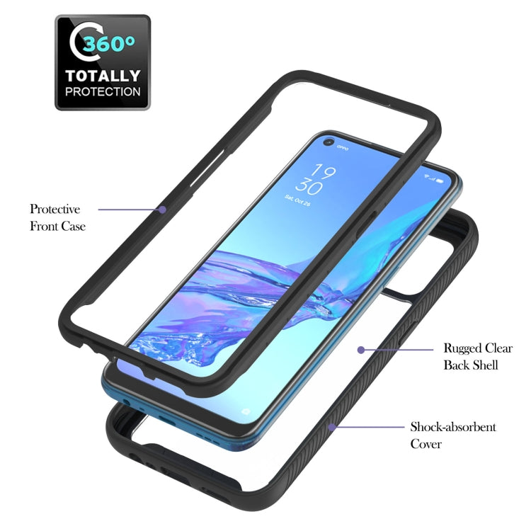 For OPPO A53 Starry Sky Solid Color Series Shockproof PC + TPU Protective Case with Ring Holder & Magnetic Function