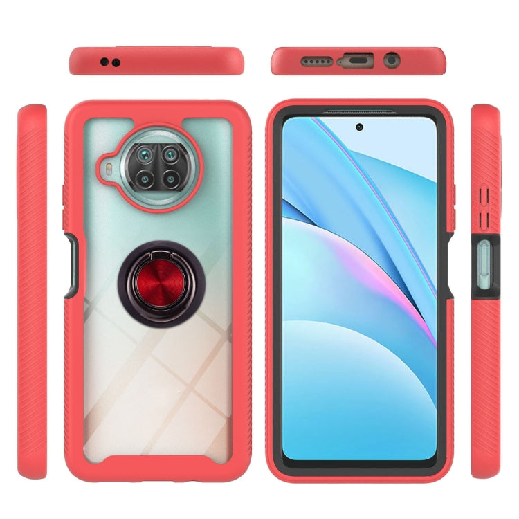 For Xiaomi Mi 10T Lite Starry Sky Solid Color Series Shockproof PC + TPU Protective Case with Ring Holder & Magnetic Function