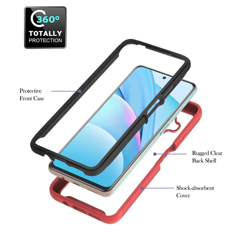 For Xiaomi Mi 10T Lite Starry Sky Solid Color Series Shockproof PC + TPU Protective Case with Ring Holder & Magnetic Function