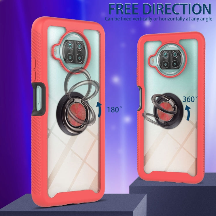 For Xiaomi Mi 10T Lite Starry Sky Solid Color Series Shockproof PC + TPU Protective Case with Ring Holder & Magnetic Function