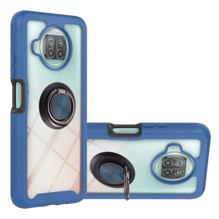 For Xiaomi Mi 10T Lite Starry Sky Solid Color Series Shockproof PC + TPU Protective Case with Ring Holder & Magnetic Function