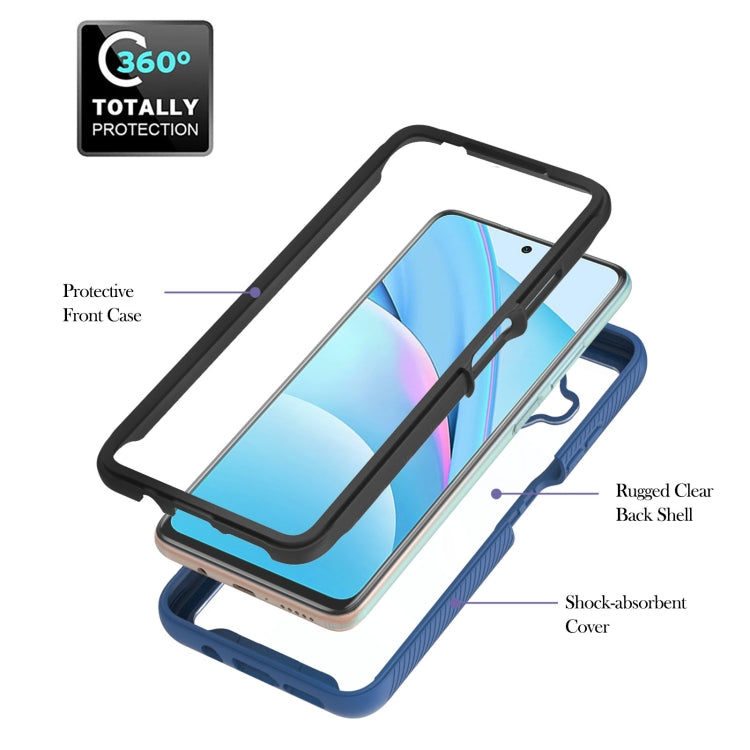 For Xiaomi Mi 10T Lite Starry Sky Solid Color Series Shockproof PC + TPU Protective Case with Ring Holder & Magnetic Function