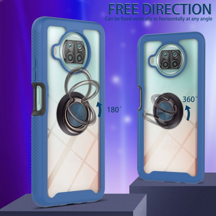 For Xiaomi Mi 10T Lite Starry Sky Solid Color Series Shockproof PC + TPU Protective Case with Ring Holder & Magnetic Function