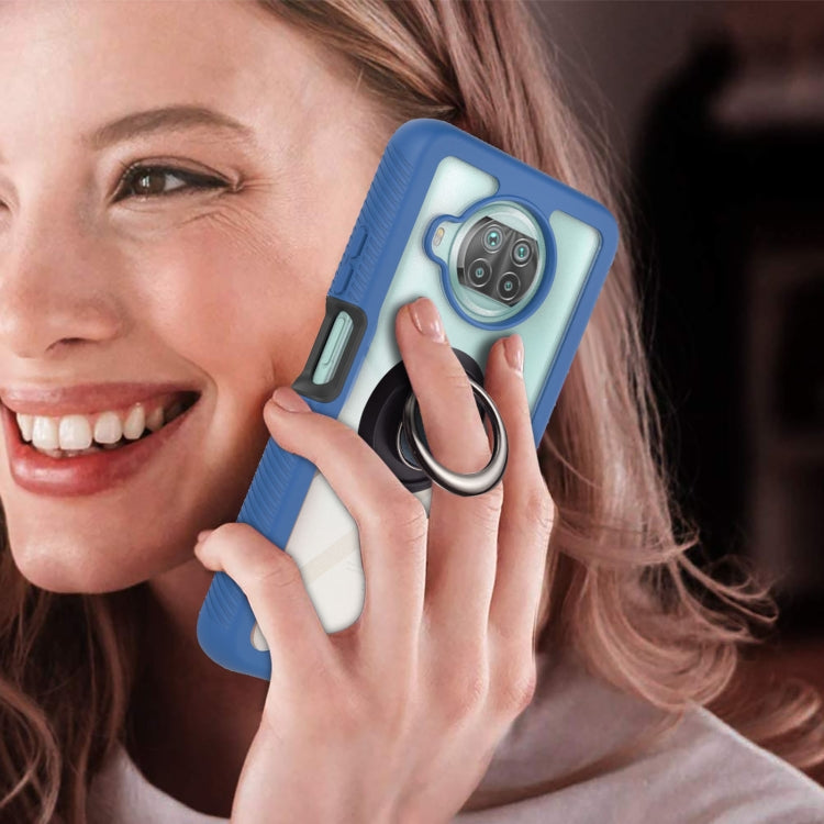 For Xiaomi Mi 10T Lite Starry Sky Solid Color Series Shockproof PC + TPU Protective Case with Ring Holder & Magnetic Function