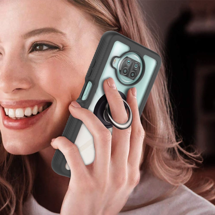 For Xiaomi Mi 10T Lite Starry Sky Solid Color Series Shockproof PC + TPU Protective Case with Ring Holder & Magnetic Function