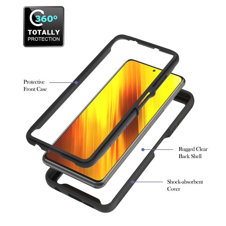 For Xiaomi Poco X3 NFC Starry Sky Solid Color Series Shockproof PC + TPU Protective Case with Ring Holder & Magnetic Function