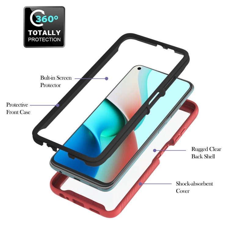 For Xiaomi Redmi Note 9 5G / Redmi Note 9T 5G Starry Sky Solid Color Series Shockproof PC + TPU Protective Case with Ring Holder & Magnetic Function