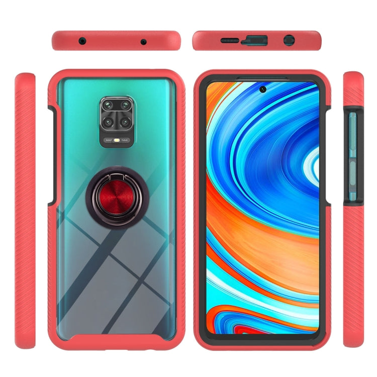 For Xiaomi Redmi Note 9S / Redmi Note 9 Pro / Redmi Note 9 Pro Max Starry Sky Solid Color Series Shockproof PC + TPU Protective Case with Ring Holder & Magnetic Function
