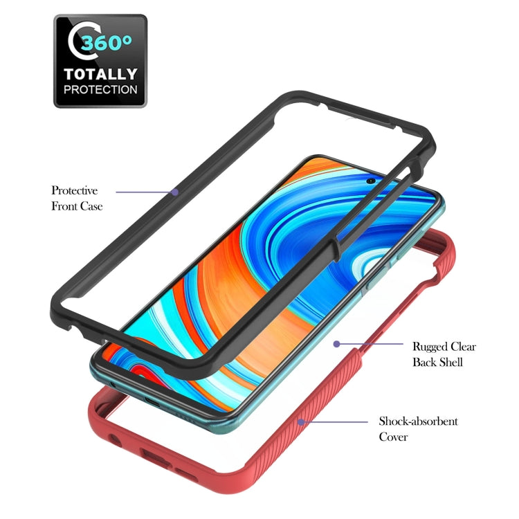 For Xiaomi Redmi Note 9S / Redmi Note 9 Pro / Redmi Note 9 Pro Max Starry Sky Solid Color Series Shockproof PC + TPU Protective Case with Ring Holder & Magnetic Function