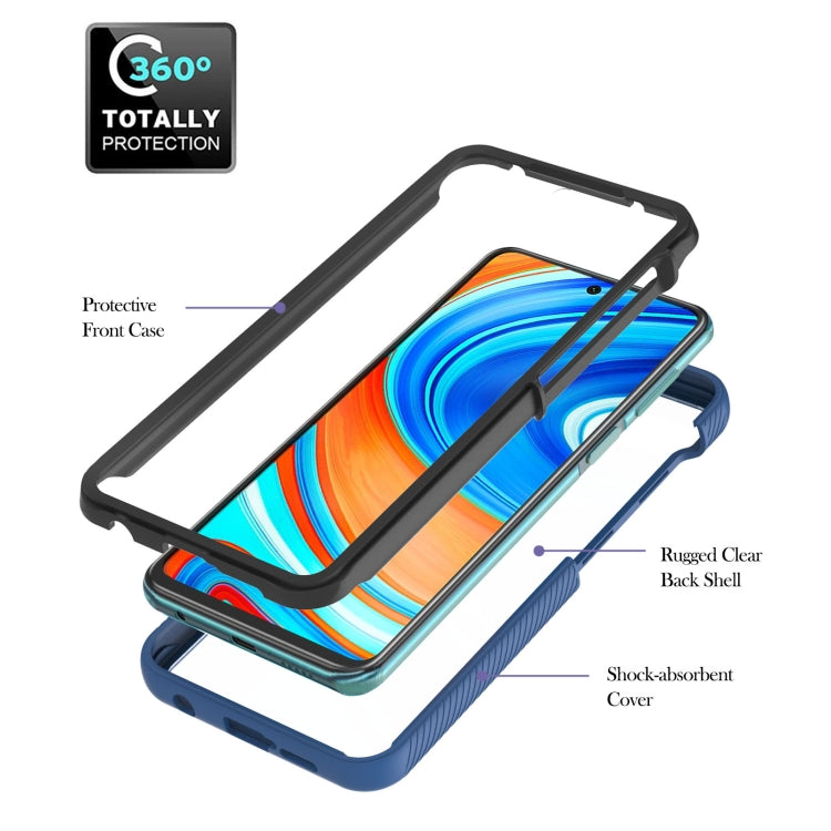 For Xiaomi Redmi Note 9S / Redmi Note 9 Pro / Redmi Note 9 Pro Max Starry Sky Solid Color Series Shockproof PC + TPU Protective Case with Ring Holder & Magnetic Function