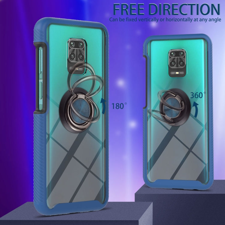 For Xiaomi Redmi Note 9S / Redmi Note 9 Pro / Redmi Note 9 Pro Max Starry Sky Solid Color Series Shockproof PC + TPU Protective Case with Ring Holder & Magnetic Function