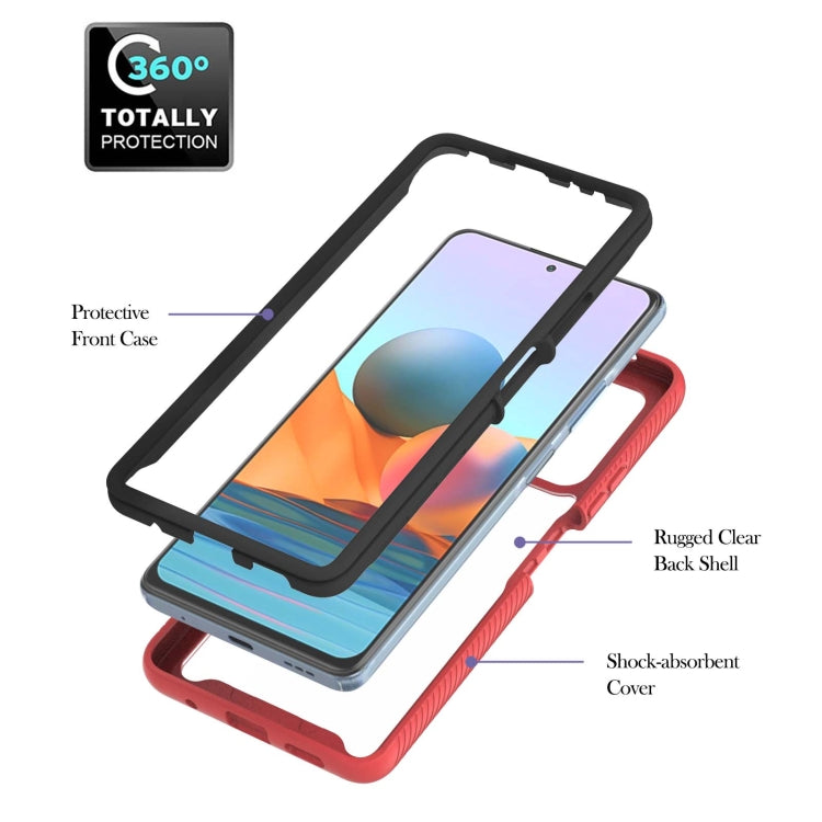 For Xiaomi Redmi Note 10 Pro / Redmi Note 10 Pro Max Starry Sky Solid Color Series Shockproof PC + TPU Protective Case with Ring Holder & Magnetic Function