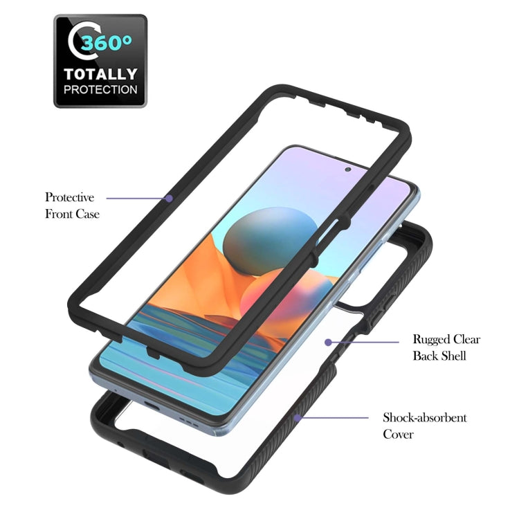 For Xiaomi Redmi Note 10 Pro / Redmi Note 10 Pro Max Starry Sky Solid Color Series Shockproof PC + TPU Protective Case with Ring Holder & Magnetic Function