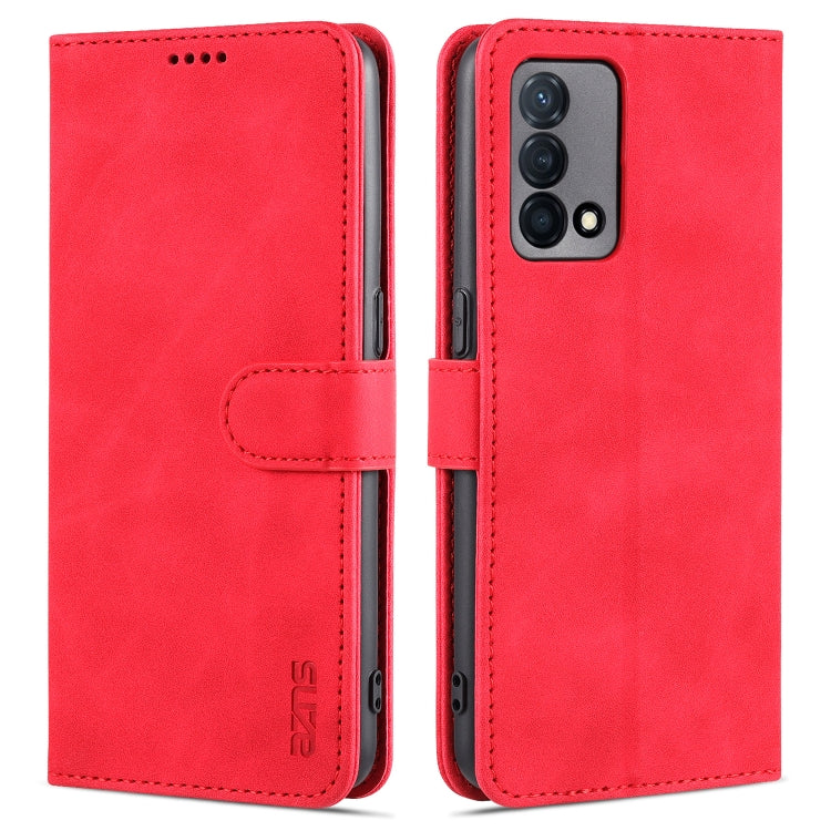 For OPPO K9 AZNS Skin Feel Calf Texture Horizontal Flip Leather Case with Card Slots & Holder & Wallet