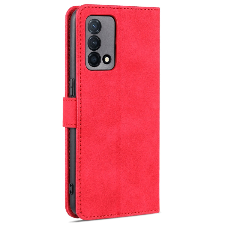 For OPPO K9 AZNS Skin Feel Calf Texture Horizontal Flip Leather Case with Card Slots & Holder & Wallet