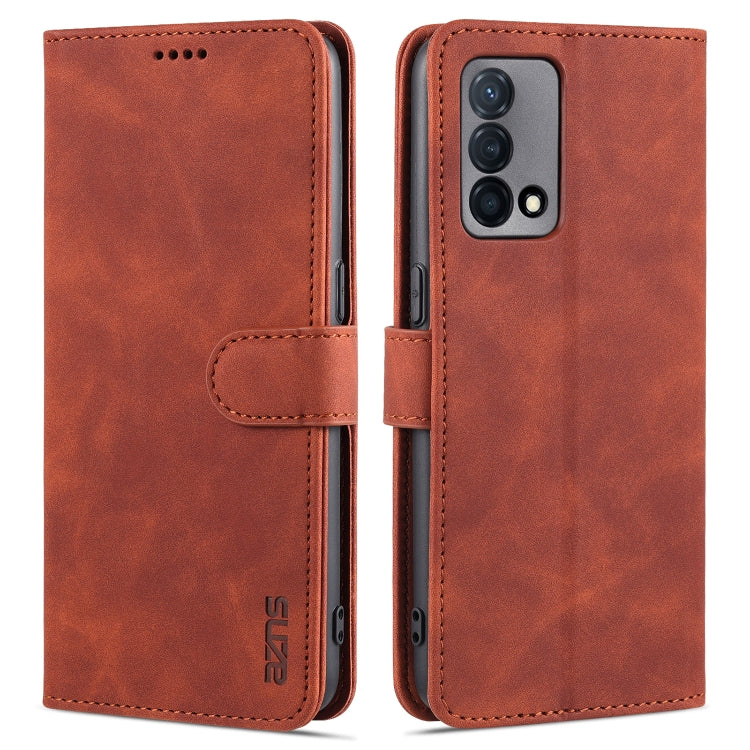 For OPPO K9 AZNS Skin Feel Calf Texture Horizontal Flip Leather Case with Card Slots & Holder & Wallet