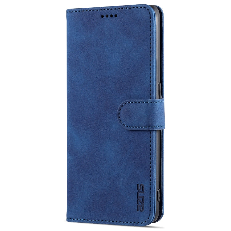 For OPPO Reno6 Pro 5G AZNS Skin Feel Calf Texture Horizontal Flip Leather Case with Card Slots & Holder & Wallet