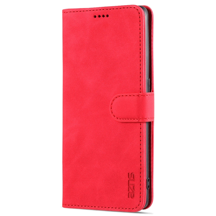 For OPPO Reno6 Pro 5G AZNS Skin Feel Calf Texture Horizontal Flip Leather Case with Card Slots & Holder & Wallet