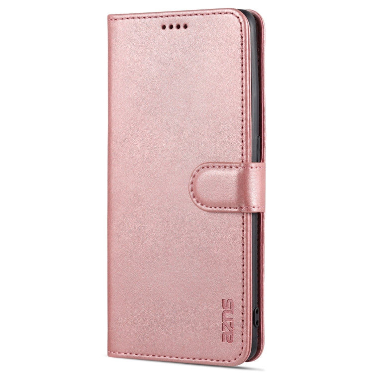 For OPPO Reno6 Pro 5G AZNS Skin Feel Calf Texture Horizontal Flip Leather Case with Card Slots & Holder & Wallet