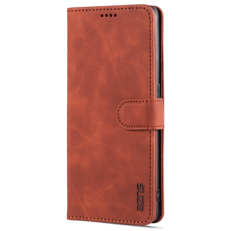 For OPPO Reno6 Pro 5G AZNS Skin Feel Calf Texture Horizontal Flip Leather Case with Card Slots & Holder & Wallet