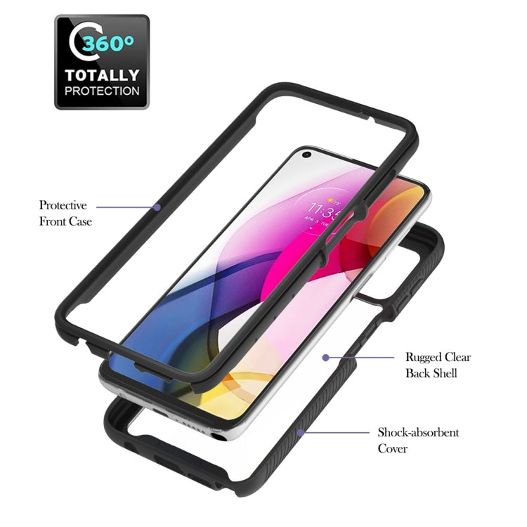 For Motorola Moto G Stylus 2021 Starry Sky Solid Color Series Shockproof PC + TPU Protective Case with Ring Holder & Magnetic Function