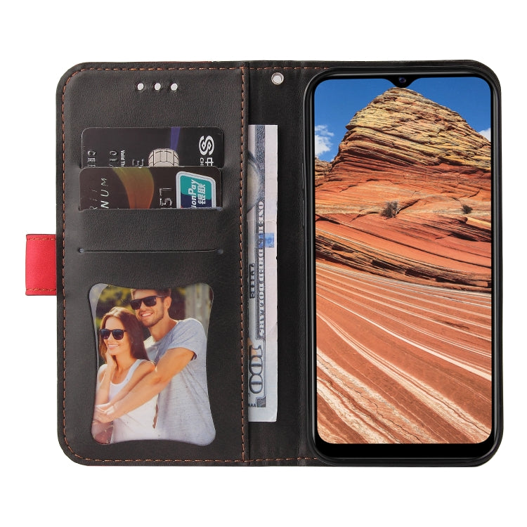 For vivo Y20 / Y20i / Y20s / Y12s / Y30 China Business Stitching-Color Horizontal Flip PU Leather Case with Holder & Card Slots & Photo Frame