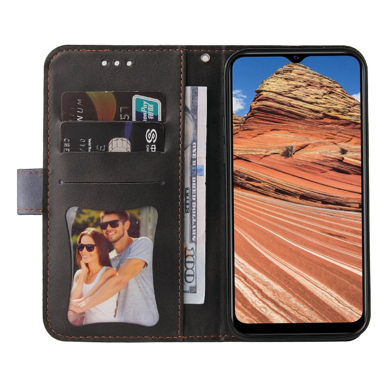 For vivo Y20 / Y20i / Y20s / Y12s / Y30 China Business Stitching-Color Horizontal Flip PU Leather Case with Holder & Card Slots & Photo Frame